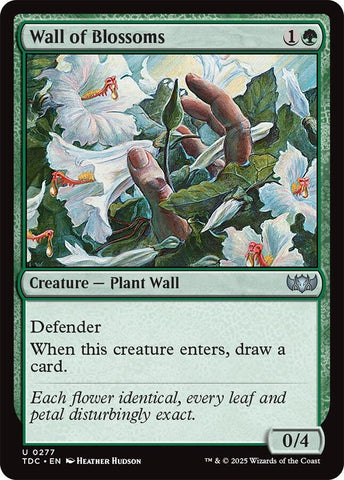 Wall of Blossoms [Tarkir: Dragonstorm Commander] - The Mythic Store | 24h Order Processing