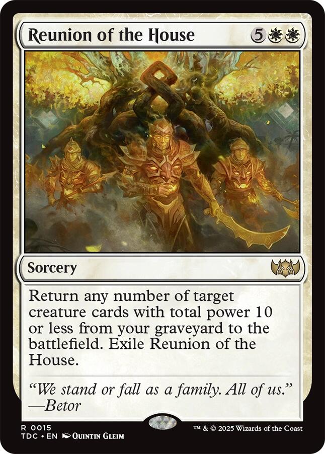 Reunion of the House [Tarkir: Dragonstorm Commander] - The Mythic Store | 24h Order Processing