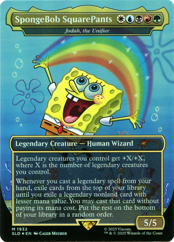 SpongeBob SquarePants - Jodah, the Unifier (Rainbow Foil) [Secret Lair Drop Series] - The Mythic Store | 24h Order Processing