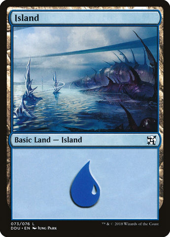 Island (73) [Duel Decks: Elves vs. Inventors] - The Mythic Store | 24h Order Processing