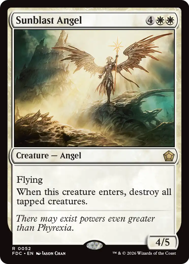 Sunblast Angel [Foundations Commander] - The Mythic Store | 24h Order Processing