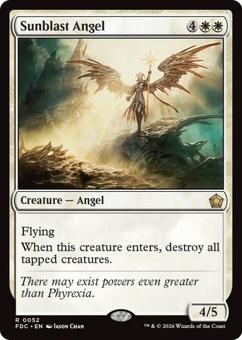 Sunblast Angel [Foundations Commander] - The Mythic Store | 24h Order Processing