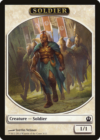 Soldier Token (3/11) [Theros Tokens] - The Mythic Store | 24h Order Processing