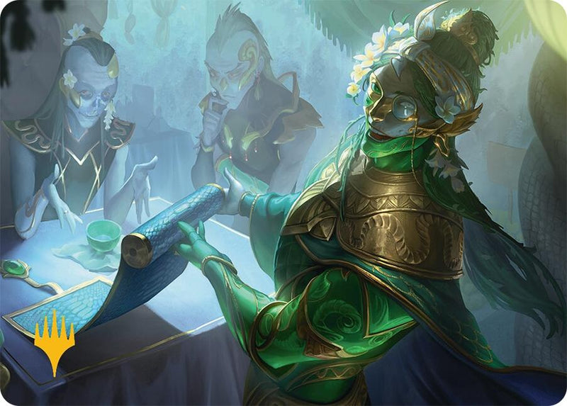 Sibsig Appraiser Art Card (8/54) (Gold-Stamped Signature) [Tarkir: Dragonstorm Art Series] - The Mythic Store | 24h Order Processing