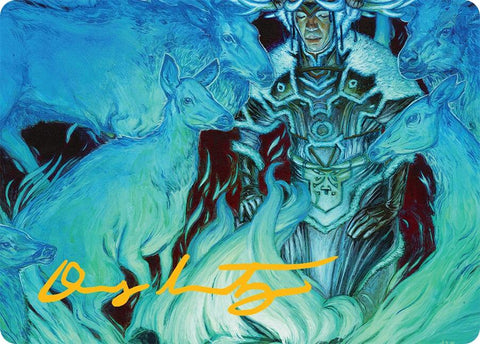 Unending Whisper Art Card (9/54) (Gold-Stamped Signature) [Tarkir: Dragonstorm Art Series] - The Mythic Store | 24h Order Processing