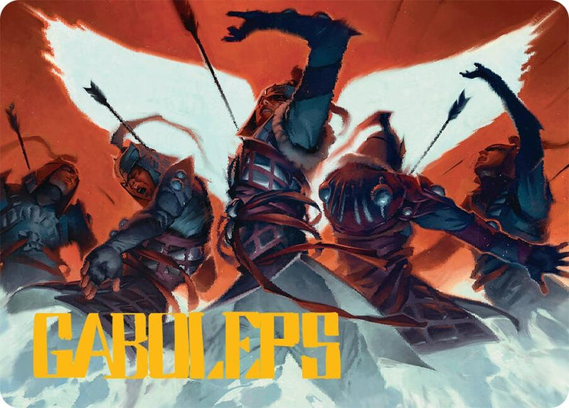 Desperate Measures Art Card (11/54) (Gold-Stamped Signature) [Tarkir: Dragonstorm Art Series] - The Mythic Store | 24h Order Processing