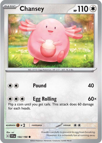 Chansey (144/198) [Scarlet & Violet: Base Set] - The Mythic Store | 24h Order Processing