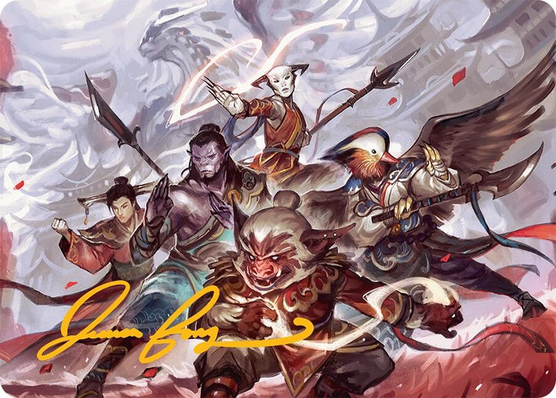 Will of the Jeskai Art Card (54/54) (Gold-Stamped Signature) [Tarkir: Dragonstorm Art Series] - The Mythic Store | 24h Order Processing