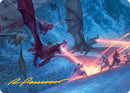 Dragonback Assault Art Card (22/54) (Gold-Stamped Signature) [Tarkir: Dragonstorm Art Series] - The Mythic Store | 24h Order Processing