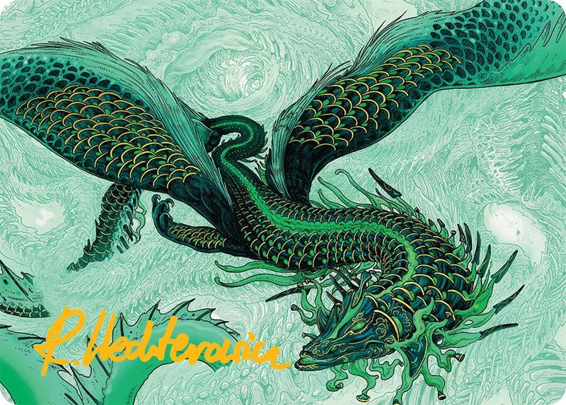 Teval, Arbiter of Virtue Art Card (38/54) (Gold-Stamped Signature) [Tarkir: Dragonstorm Art Series] - The Mythic Store | 24h Order Processing