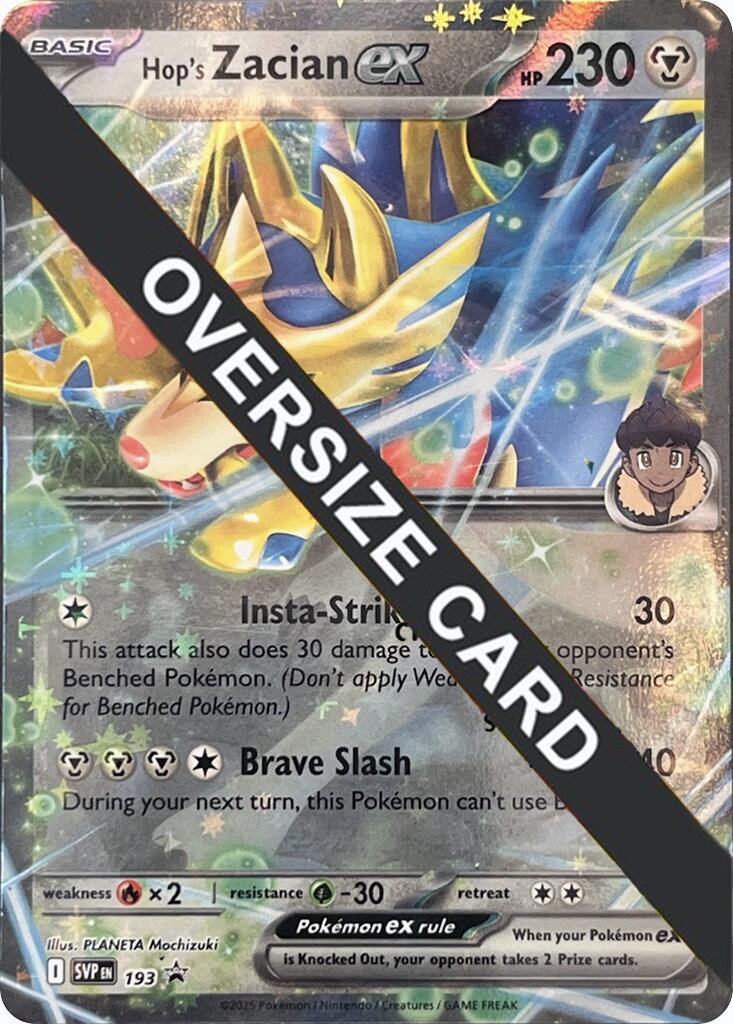 Hop's Zacian ex (SVP193) (Jumbo Card) [Scarlet & Violet: Black Star Promos] - The Mythic Store | 24h Order Processing