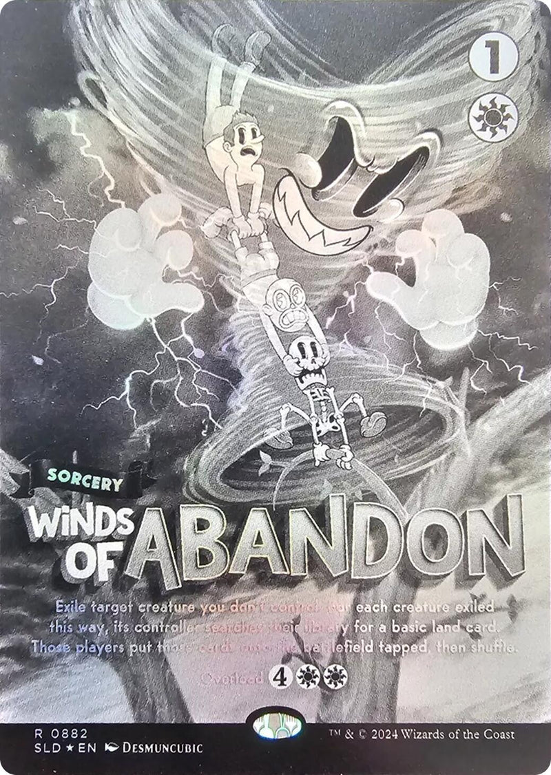 Winds of Abandon (Black & White Foil) [Secret Lair Drop Series] - The Mythic Store | 24h Order Processing