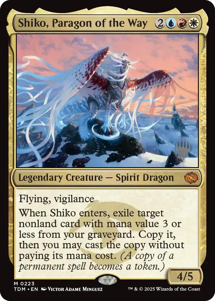 Shiko, Paragon of the Way [Tarkir: Dragonstorm Promos] - The Mythic Store | 24h Order Processing