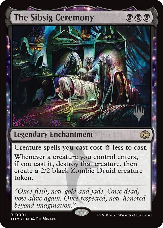 The Sibsig Ceremony [Tarkir: Dragonstorm Promos] - The Mythic Store | 24h Order Processing