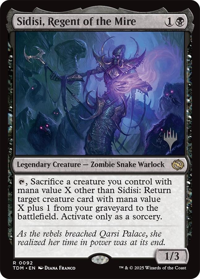 Sidisi, Regent of the Mire [Tarkir: Dragonstorm Promos] - The Mythic Store | 24h Order Processing