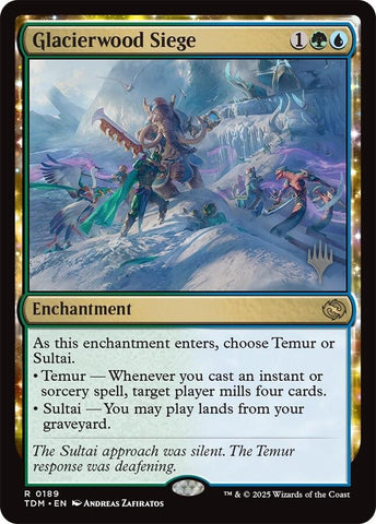 Glacierwood Siege [Tarkir: Dragonstorm Promos] - The Mythic Store | 24h Order Processing