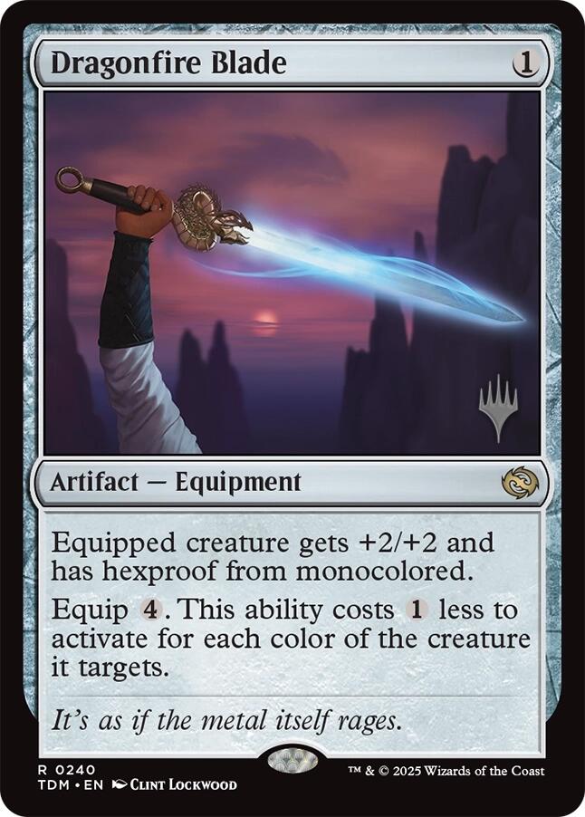 Dragonfire Blade [Tarkir: Dragonstorm Promos] - The Mythic Store | 24h Order Processing