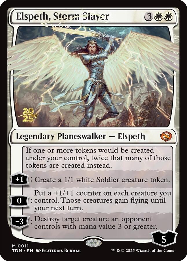Elspeth, Storm Slayer [Tarkir: Dragonstorm Prerelease Promos] - The Mythic Store | 24h Order Processing