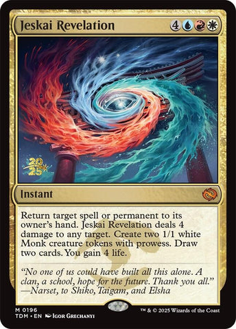 Jeskai Revelation [Tarkir: Dragonstorm Prerelease Promos] - The Mythic Store | 24h Order Processing