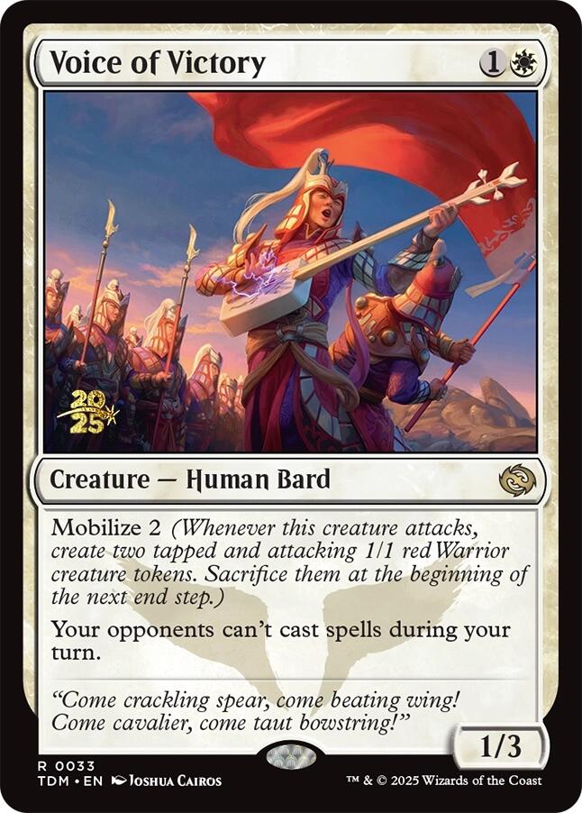 Voice of Victory [Tarkir: Dragonstorm Prerelease Promos] - The Mythic Store | 24h Order Processing