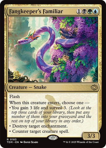 Fangkeeper's Familiar [Tarkir: Dragonstorm Prerelease Promos] - The Mythic Store | 24h Order Processing