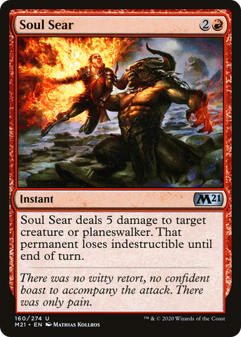 Soul Sear [Core Set 2021] - The Mythic Store | 24h Order Processing