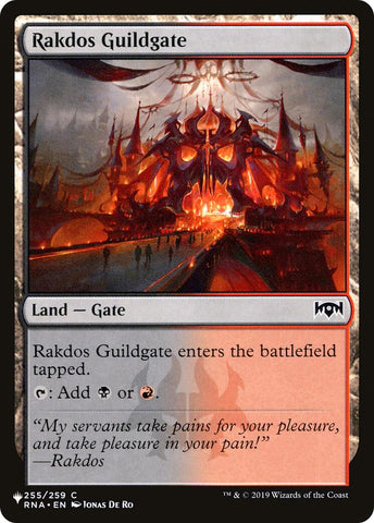 Rakdos Guildgate [The List] - The Mythic Store | 24h Order Processing