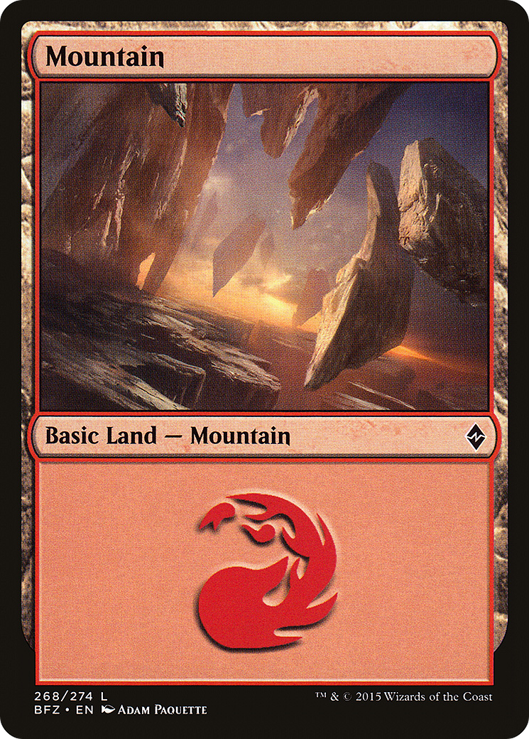 Mountain (268) [Battle for Zendikar] - The Mythic Store | 24h Order Processing