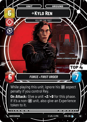 Kylo Ren - Killing the Past (48) (Top 4) (48) [Store Showdown Promos] - The Mythic Store | 24h Order Processing