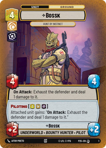 Bossk - Hunt By Instinct (1) (1) [Store Showdown Promos] - The Mythic Store | 24h Order Processing