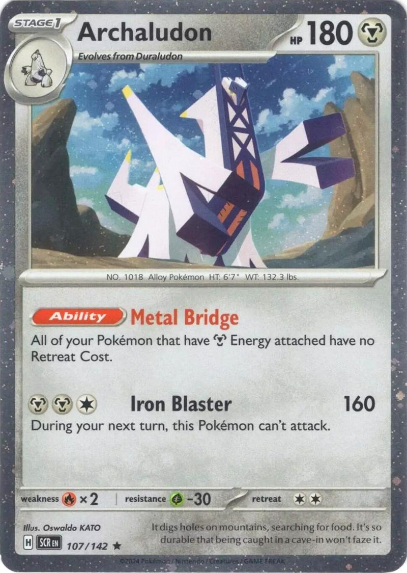 Archaludon (107/142) (Cosmos Holo) [Scarlet & Violet: Stellar Crown] - The Mythic Store | 24h Order Processing