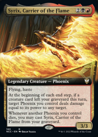 Syrix, Carrier of the Flame (Extended Art) [Streets of New Capenna Commander] - The Mythic Store | 24h Order Processing