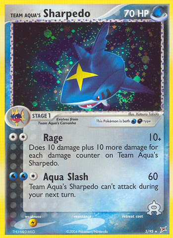 Team Aqua's Sharpedo (5/95) [EX: Team Magma vs Team Aqua] - The Mythic Store | 24h Order Processing