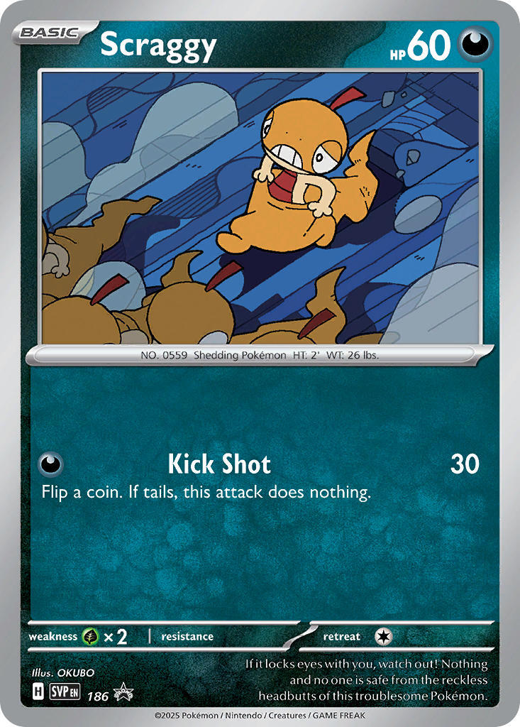 Scraggy (186) [Scarlet & Violet: Black Star Promos] - The Mythic Store | 24h Order Processing