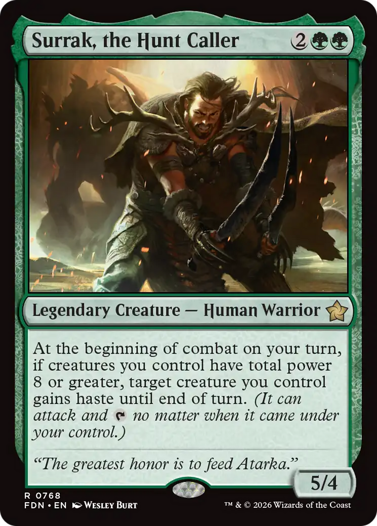 Surrak, the Hunt Caller (0768) [Foundations] - The Mythic Store | 24h Order Processing