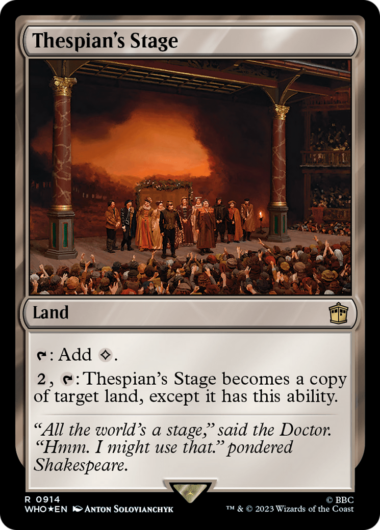 Thespian's Stage (Surge Foil) [Doctor Who] - The Mythic Store | 24h Order Processing