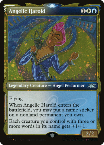 Angelic Harold (Showcase) (Galaxy Foil) [Unfinity] - The Mythic Store | 24h Order Processing