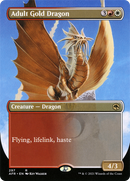 Adult Gold Dragon (Borderless Alternate Art) [Dungeons & Dragons: Adventures in the Forgotten Realms] - The Mythic Store | 24h Order Processing