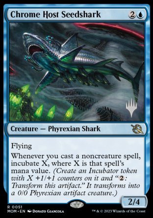Chrome Host Seedshark (Promo Pack) [March of the Machine Promos] - The Mythic Store | 24h Order Processing