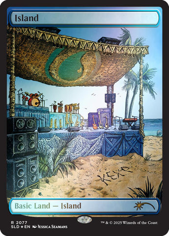 Island (2077) (Rainbow Foil) [Secret Lair Drop Series] - The Mythic Store | 24h Order Processing