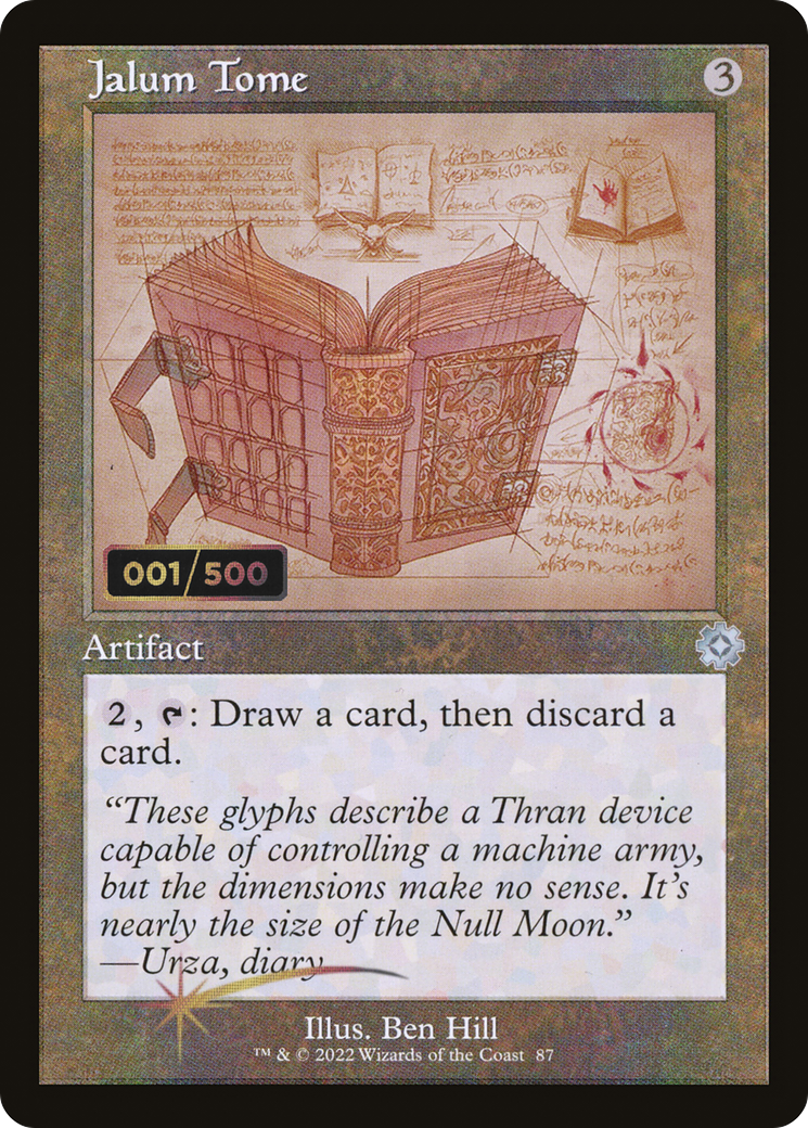 Jalum Tome (Retro Schematic) (Serialized) [The Brothers' War Retro Artifacts] - The Mythic Store | 24h Order Processing