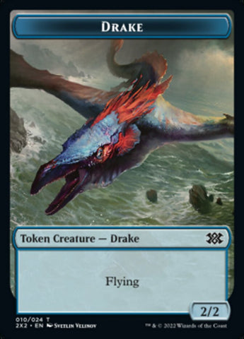 Drake // Soldier Double-Sided Token [Double Masters 2022 Tokens] - The Mythic Store | 24h Order Processing