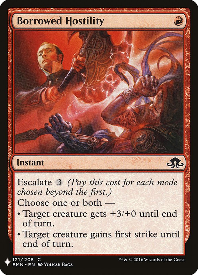 Borrowed Hostility [Mystery Booster] - The Mythic Store | 24h Order Processing