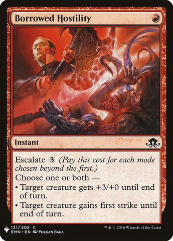 Borrowed Hostility [Mystery Booster] - The Mythic Store | 24h Order Processing