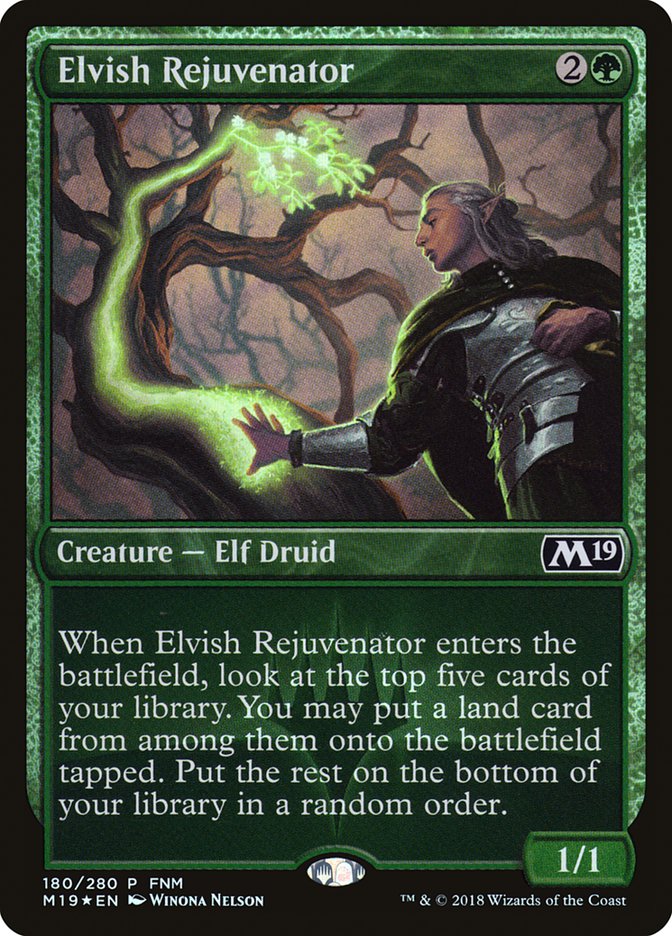 Elvish Rejuvenator (FNM) [Core Set 2019 Promos] - The Mythic Store | 24h Order Processing