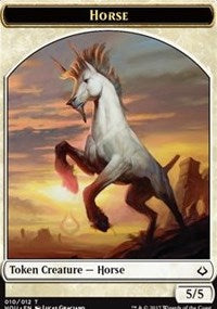 Horse // Warrior Double-Sided Token [Hour of Devastation Tokens] - The Mythic Store | 24h Order Processing