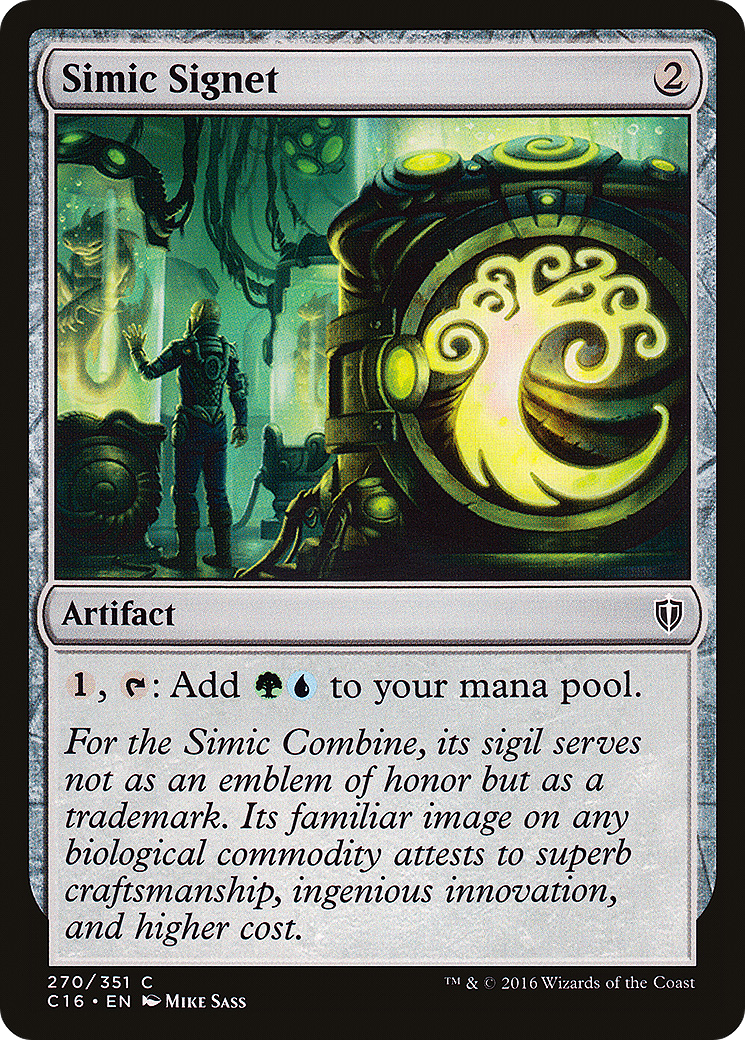 Simic Signet [Commander 2016] - The Mythic Store | 24h Order Processing