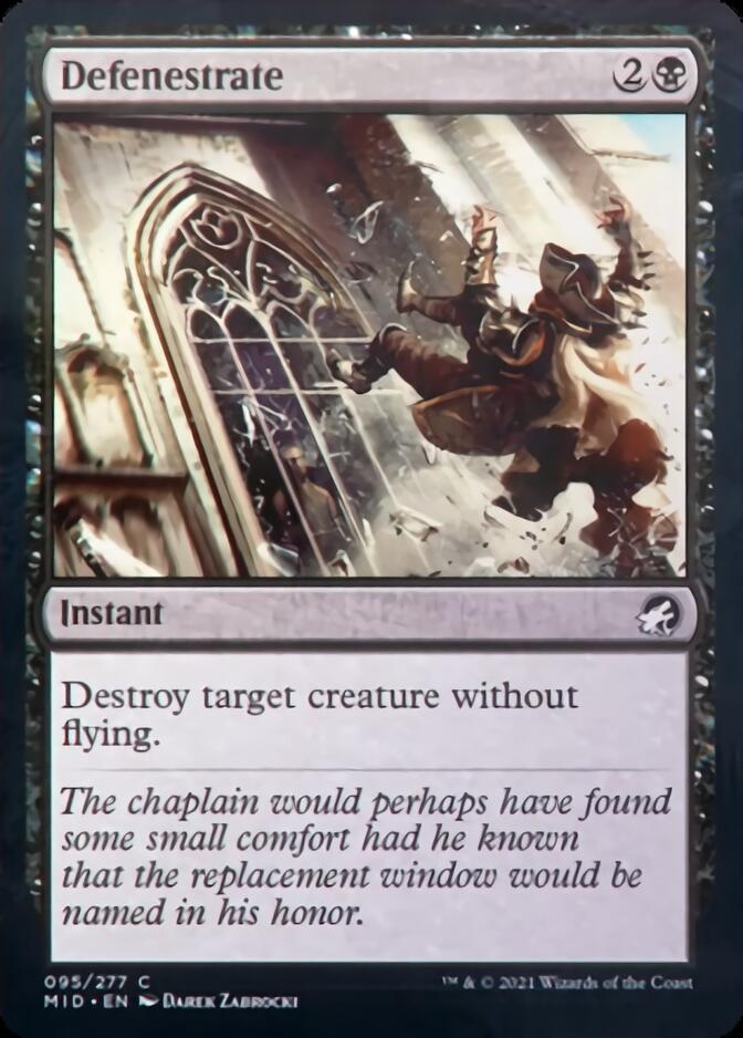 Defenestrate [Innistrad: Midnight Hunt] - The Mythic Store | 24h Order Processing