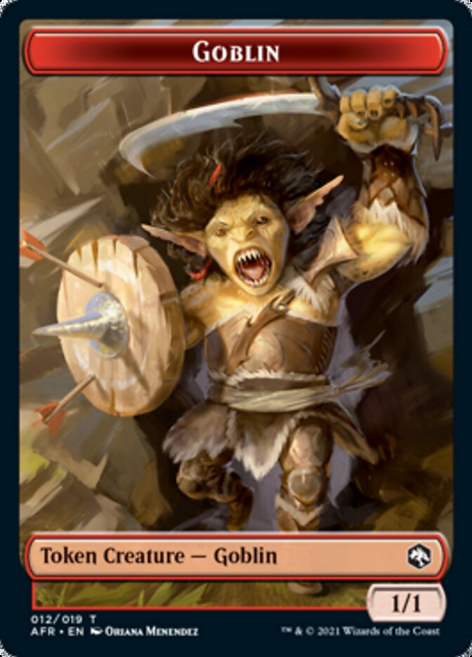 Dungeon of the Mad Mage // Goblin Double-Sided Token [Dungeons & Dragons: Adventures in the Forgotten Realms Tokens] - The Mythic Store | 24h Order Processing
