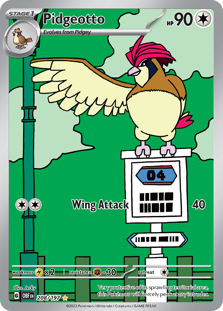 Pidgeotto (208/197) [Scarlet & Violet: Obsidian Flames] - The Mythic Store | 24h Order Processing